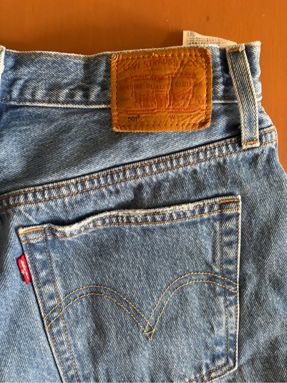 Levi's 501 cut off shorts
